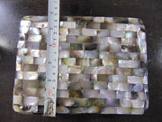 HANDMADE MOTHER OF PEARL METAL HANDBAGS