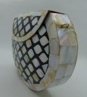 Mop Inlay Resin Clutch Purse