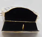 Mop Inlay Resin Clutch Purse