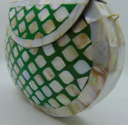 Mop Inlay Resin Clutch Purse