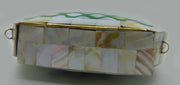 Mop Inlay Resin Clutch Purse