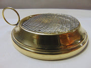 Plain Golden Charcoal Incense Burner