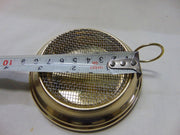 Plain Golden Charcoal Incense Burner