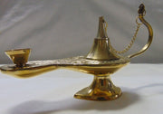 6 Inch Chirag Alladin Incense Burner Brass