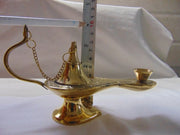 6 Inch Chirag Alladin Incense Burner Brass
