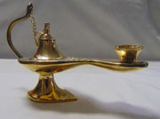 6 Inch Chirag Alladin Incense Burner Brass