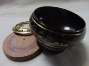 Pot Shape Black Charcoal Incense Burner