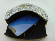 sea shell Multi Mosaic Heart design clutch bags