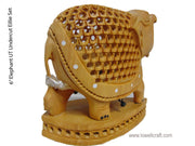 WOODEN ELEPHANTS & RANGE OF WOOD CRAFT