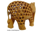 SANDALWOOD CARVED ELEPHANT