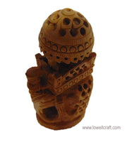 WOODEN TOWER ELEPHANT FOR DECORATION