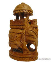 WOODEN CARVED AMBABARI-TOWER