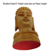 BUDDHA HAND CARVED WOOD STATUE