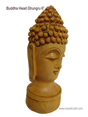 BUDDHA HAND CARVED WOOD STATUE