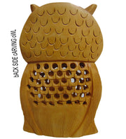 HANDMADE WOODEN OWL HANDICRAFT