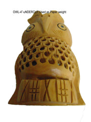 HANDMADE WOODEN OWL HANDICRAFT