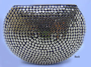 Metal Stud Resin clutch party sling bag