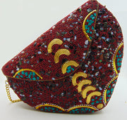 Gravel stone mosaic stone Clutch Bag
