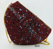 Gravel stone mosaic stone Clutch Bag