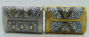 Golden silver shell nacre stone mosaic bag