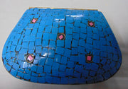Multicolor Evil Eye Mosaic Clutch Bag