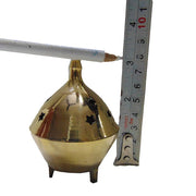 3 Inch Metal Incense Burner Brass