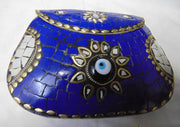 Multicolor Evil Eye Mosaic Clutch Bag