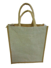Floral Printed Jute Hand Bag(12
