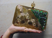 Indian Vintage Brass golden Purse