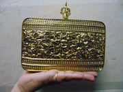 Indian Vintage Brass golden Purse