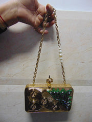 Indian Vintage Brass golden Purse