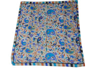 Assorted paisley print pure Silk square scarf
