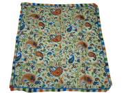 Assorted paisley print pure Silk square scarf
