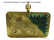 Indian Vintage Brass golden Purse