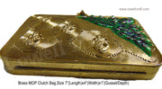 Indian Vintage Brass golden Purse