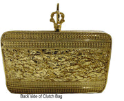 Indian Vintage Brass golden Purse