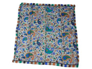 Assorted paisley print pure Silk square scarf