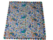 Assorted paisley print pure Silk square scarf