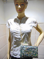 Abalone-Rainbow MOP Clutch Bag