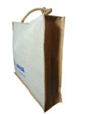 Nestle print jute Gift bag