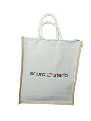 Jute canvas tote Bag