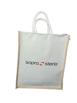 Jute canvas tote Bag