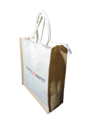 Jute canvas tote Bag
