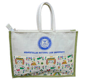 Print Jute & fabric print Design Bags