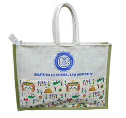 Print Jute & fabric print Design Bags