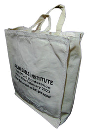 Bible Print Heavy Canvas Shopping Bag