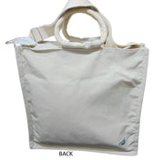 print & logo print Canvas shoulder Bag