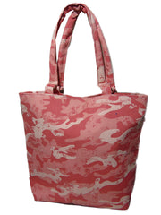 Camouflage Pattern Large Canvas Beach bag