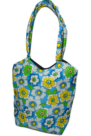 Floral Printed canvas Shoulder Tote Bag