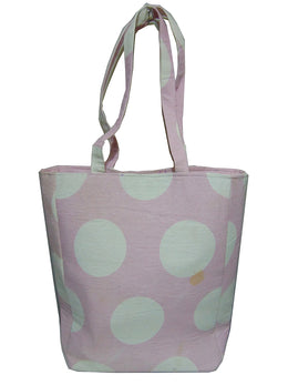 polka dot big Pattern Canvas Beach bag